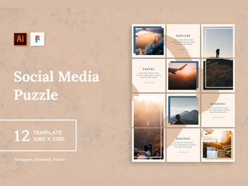 Instagram Puzzle Template V.3