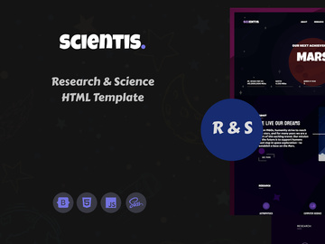 Scientis - Research & Science - HTML Web Template