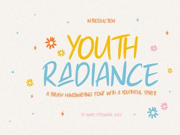 Youthful Radiance - Handwritten Script