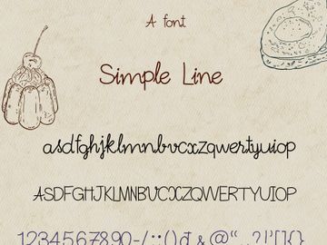Simple Line – Hand Drawn Sketch Font