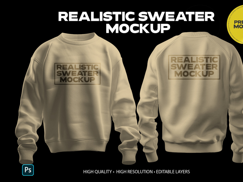 Realistic Sweater Mockup by Twous Labs EpicPxls