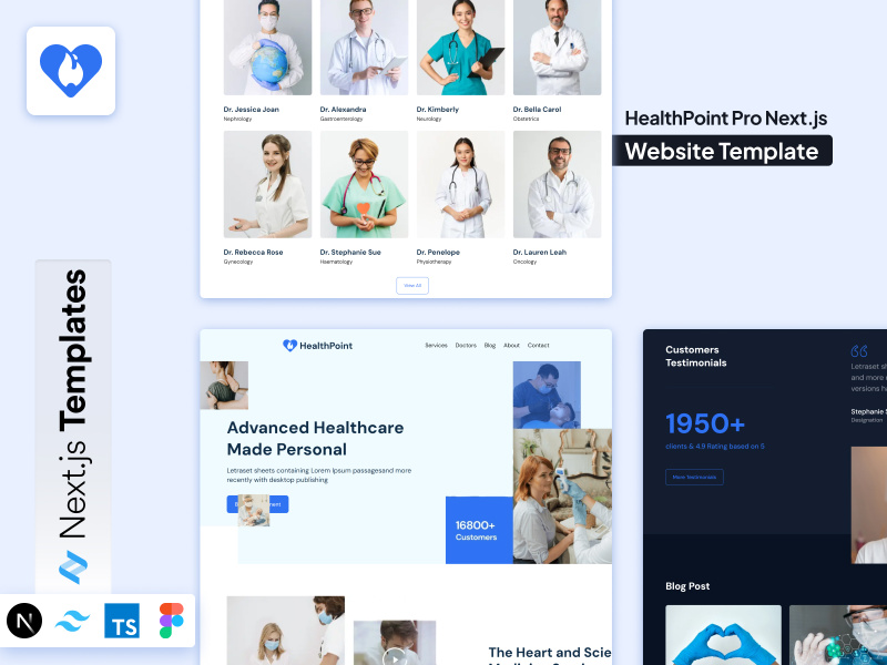 Healthpoint Pro NextJs Medical and Healthcare Website ~ EpicPxls