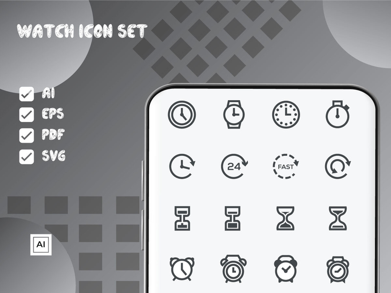 Watch Icon Pack by Md Ahsan ~ EpicPxls