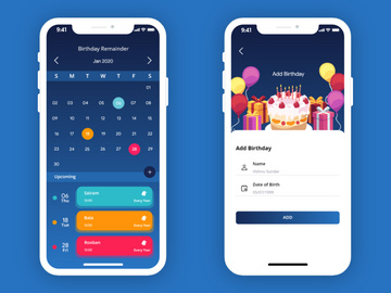 Birthday Remainder Application