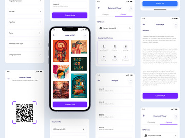 Document Reader App - Mobile App Design
