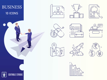 Business And Finance Icon Set