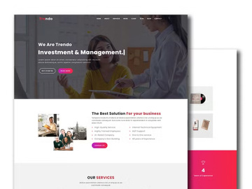 Multipurpose Landing Page Template Design
