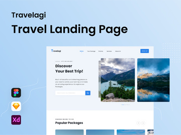 Travelagi - Travel Landing Page