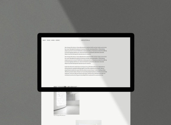 Arizona:免费HTML个人/组合模板(Arizona: Free HTML Personal / Portfolio Template)插图1