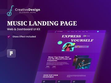 Music Landing Page