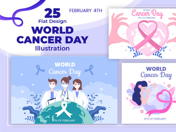 25 World Cancer Day Illustration