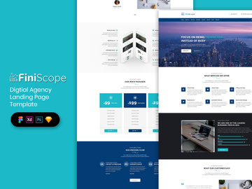Digital Agency Landing Page Template