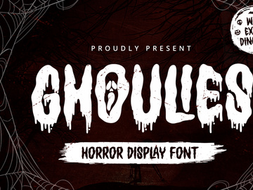 Ghoulies - Horror Display Font