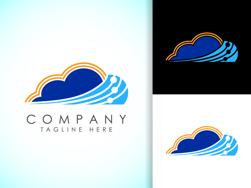 Creative cloud computing vector logo design template. Cloud ~ EpicPxls