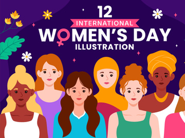 12 International Women's Day Illustration