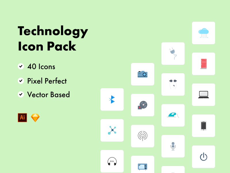 Technology Color Icons