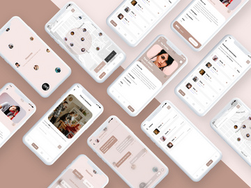 Hoomie Roommate Finder Mobile App UI Kit