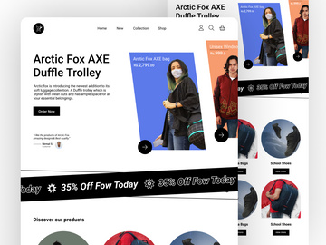 Arctic Fox Landing Page