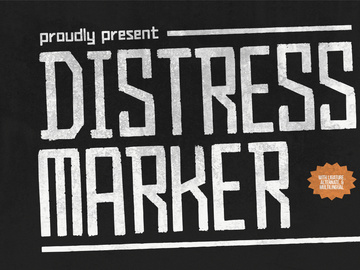Distress Marker | Urban Typeface