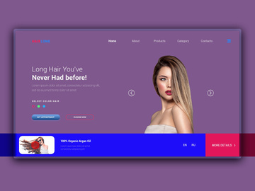 Spa and Beauty Salon Landing Page