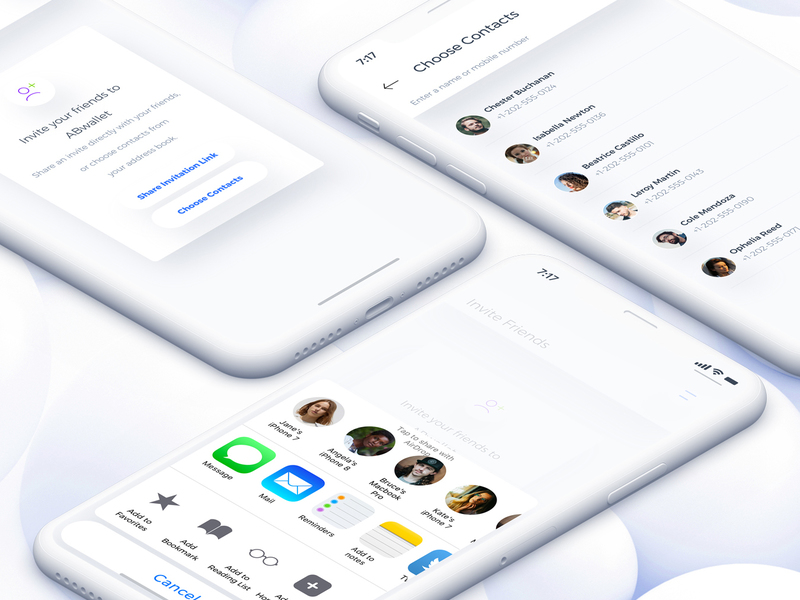 AB Wallet Mobile App for IPhoneX by Angelbijob ~ EpicPxls