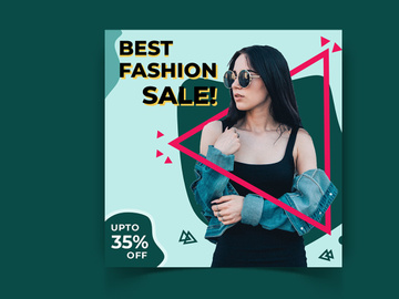 Fashion Sale Social Media Post Template