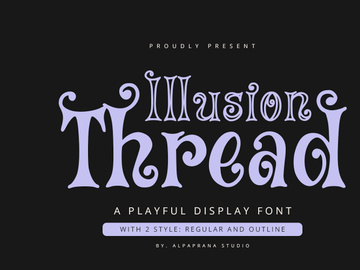 Illusion Thread - Display Font