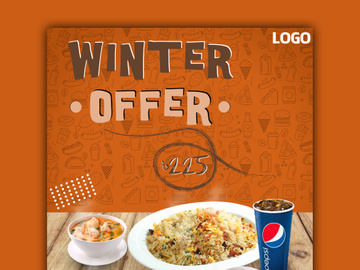 Professional Food Social Media Post Design