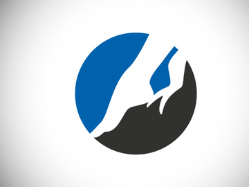 Abstract Foot care logo designs vector, Iconic Foot logo sign symbol