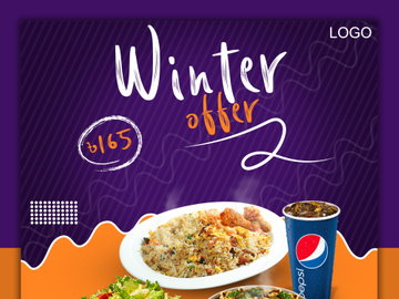 Professional Food Social Media Post Design