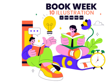 10 Book Week Illustration