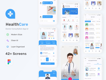 HealthCare - Doctor Consultation Mobile App UI KIT