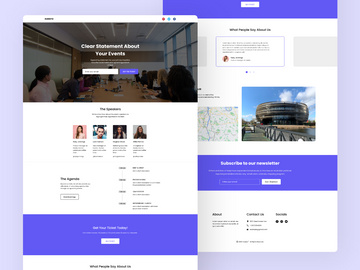 Evento Landing Page