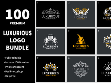 100 Luxurious Logo Bundle