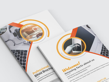 Professional Bi-fold Brochure Template