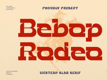 Bebop Rodeo | Western Slab Serif