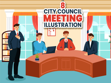 8 City Council Meeting Illustration