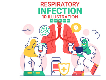 10 Respiratory Infection Illustration
