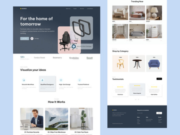 Inerres - Furniture Landing Page