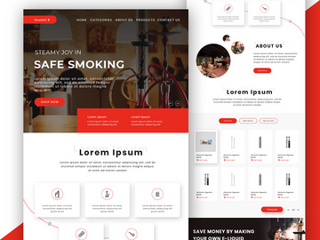 Smoke-Web landing page