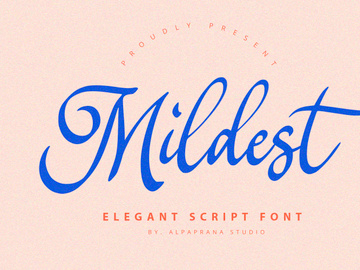 Mildest - Script Font