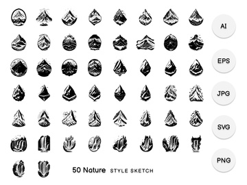 Nature Element Draw Black