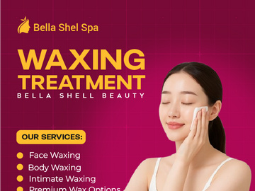 Waxing Treatment Post Design.