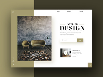 Luxury Interior Design Minimal Header