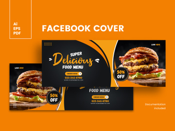 Food Facebook Cover Template