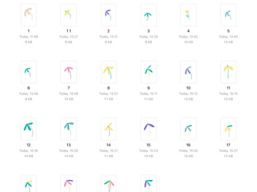 Flower illustration drawing icons plant