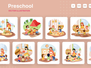 Preschool Illustrations