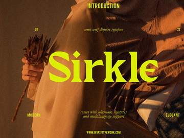 Sirkle - Semi Serif Display