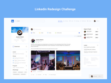 Linkedin Redesign Chalenge