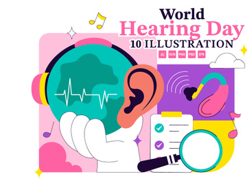 10 World Hearing Day Illustration